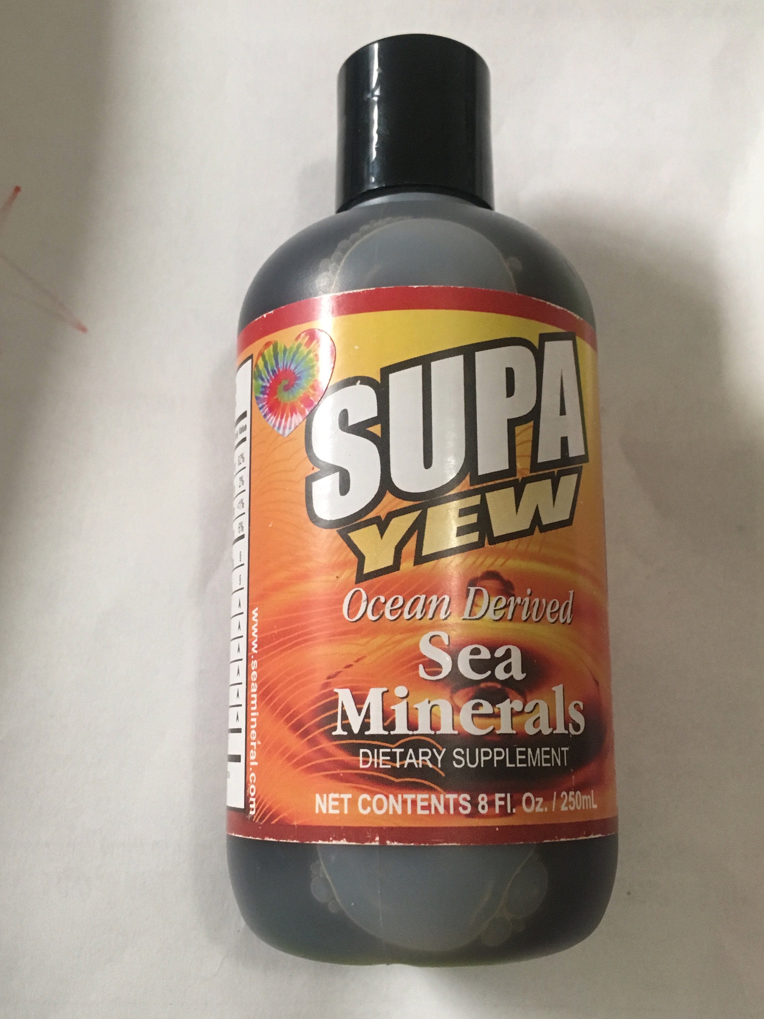 Supa Yew 8oz - Ocean-Derived Sea Minerals: A Nutritional Powerhouse