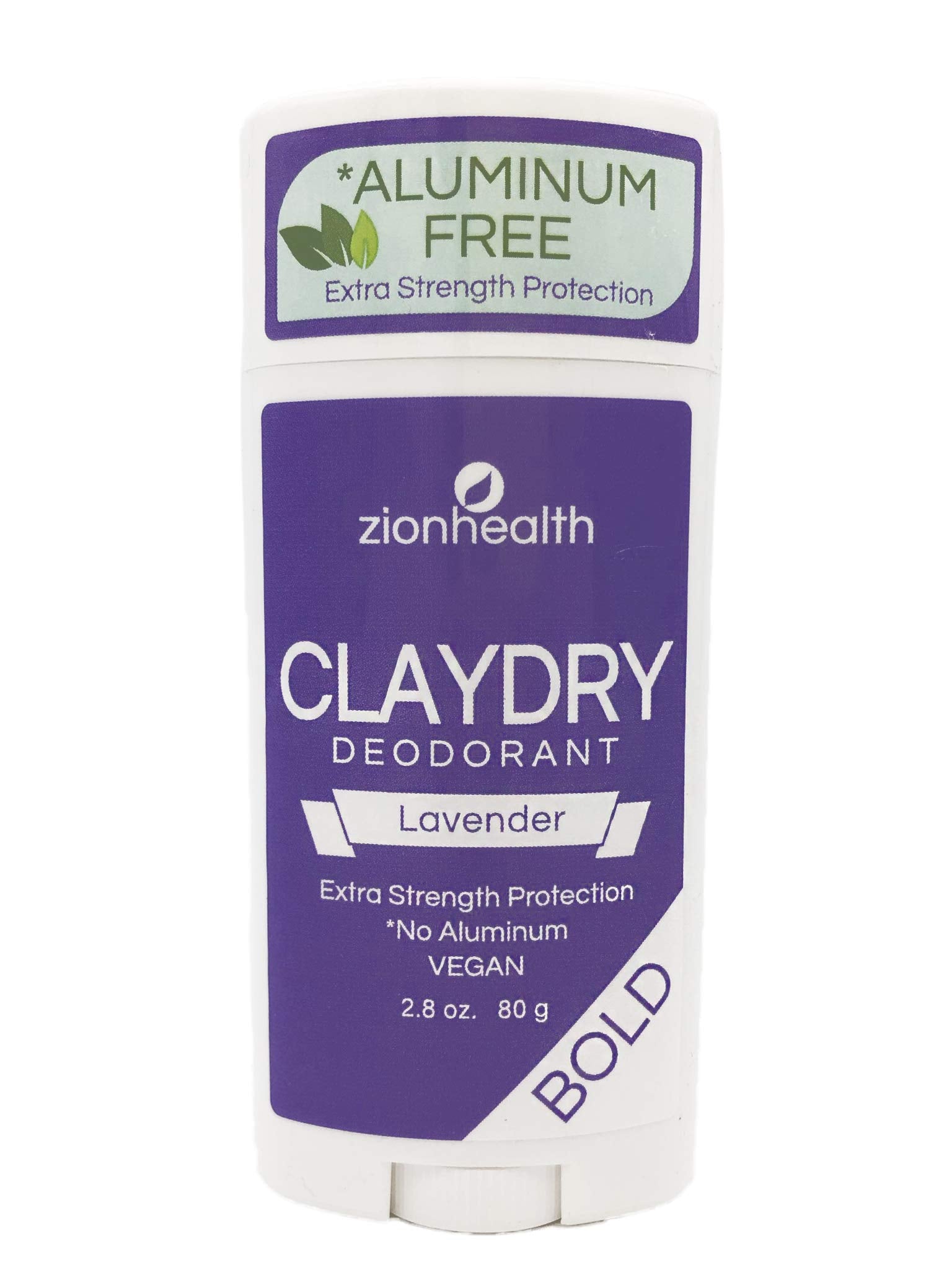 Zion Health Claydry Silk Lavender Deodorant - A Soothing Antiseptic Solution