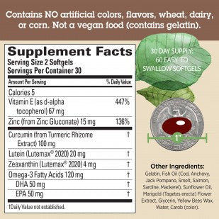 Digital Blue 60 Softgels: Your Ultimate Eye Shield Against Blue Light - Quantum Health