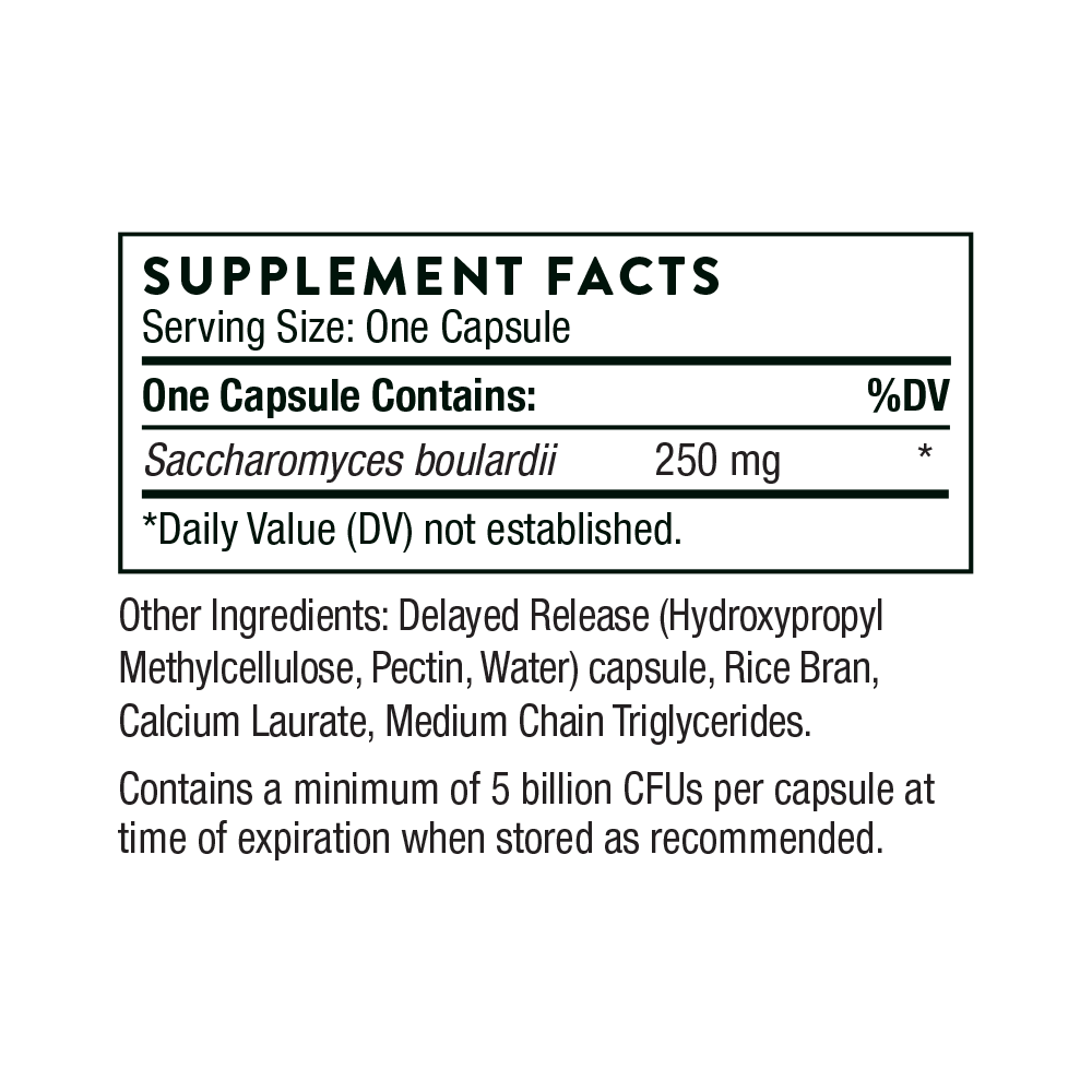 Thorne's Sacro-B Probiotic: 60 Vegetarian Capsules for Gut Health
