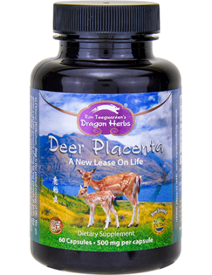 Dragon Herbs New Zealand Deer Placenta 1000mg - The Ultimate Jing Restorative