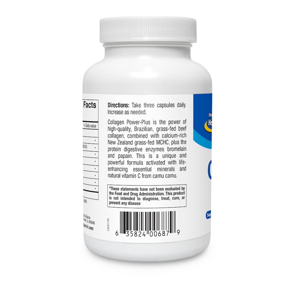 North American Herb & Spice Collagen Power Plus - 90 Vegetarian Capsules
