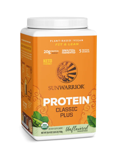 Sunwarrior Classic Plus Unflavored Protein - 1.65lb