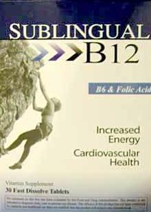 Revitalizing Sublingual B12, B6 & Folic Acid - 30 Tablets
