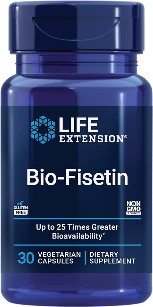 Bio-Fisetin 30 Vegetarian Capsules - Life Extension: Unlock Your Longevity Potential!