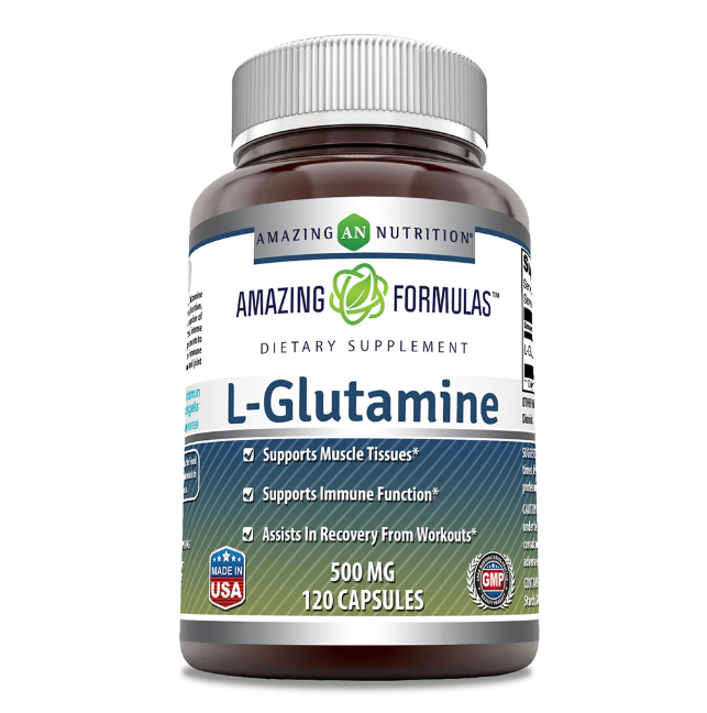 Amazing Nutrition's Supercharged L-Glutamine - 120 Capsules