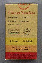 Exquisite Imperial Wild Chinese Ginseng - 80 Tablets
