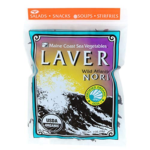 Irresistible Wild Atlantic Nori Laver Leaf - 1 oz from Maine Coast Sea Vegetables