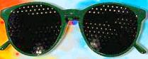 Kids' Enchanting Natural Eyes Pinhole Glasses & Book Set (Green)