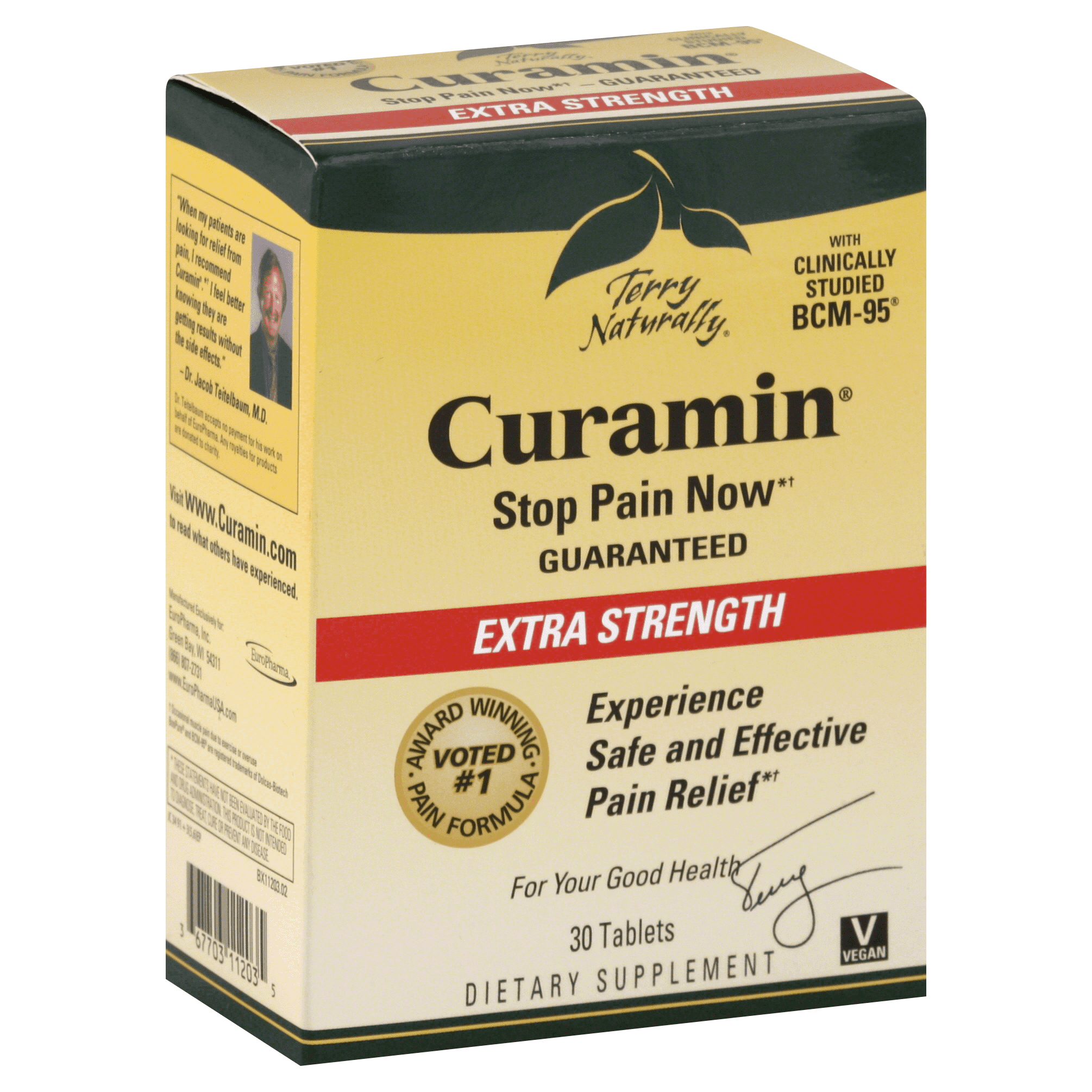 EuroPharma Curamin Extra Strength - 30 Tablets