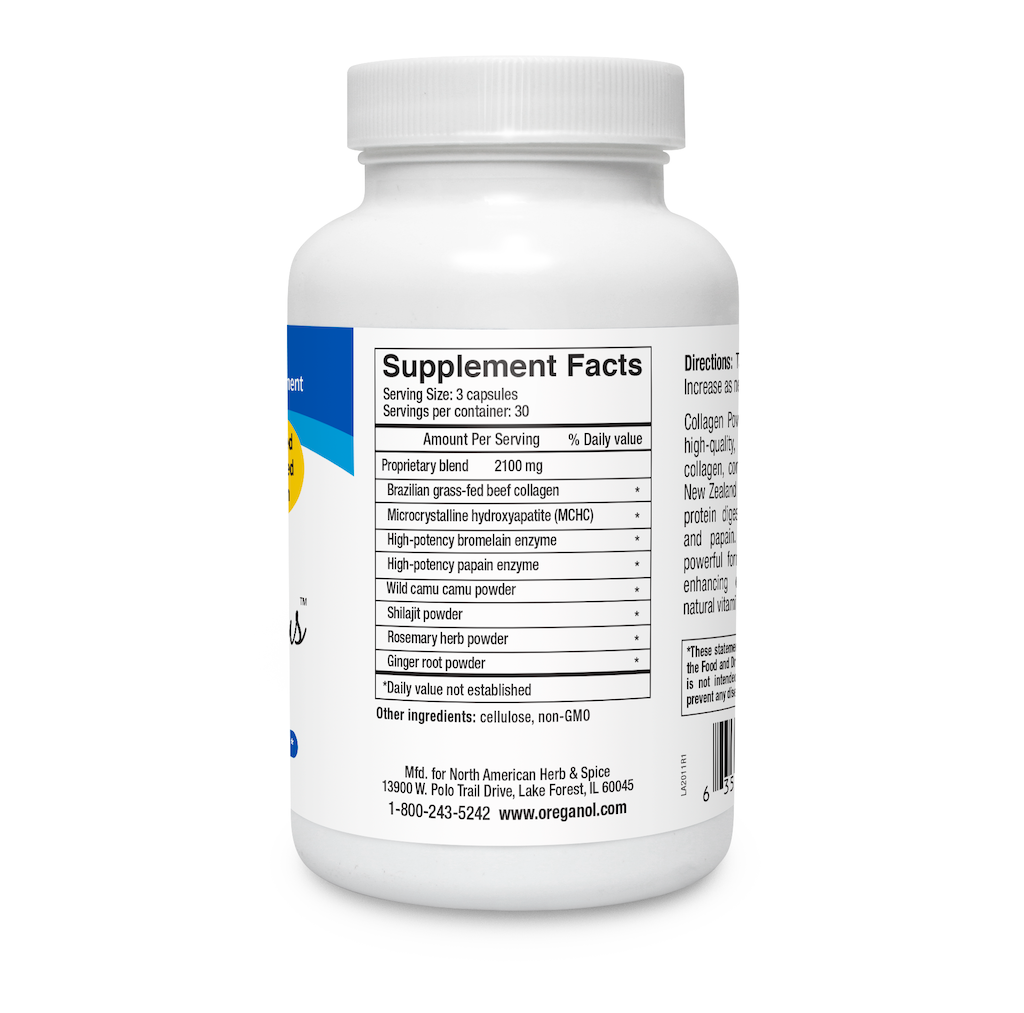 North American Herb & Spice Collagen Power Plus - 90 Vegetarian Capsules