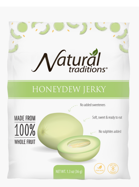 Irresistible Honeydew Jerky - 1.3 oz Bag by Natural Traditions