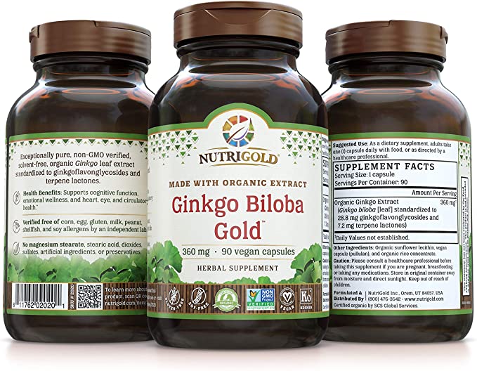 Premium GINKGO BILOBA 360MG - Unlock Your Potential!