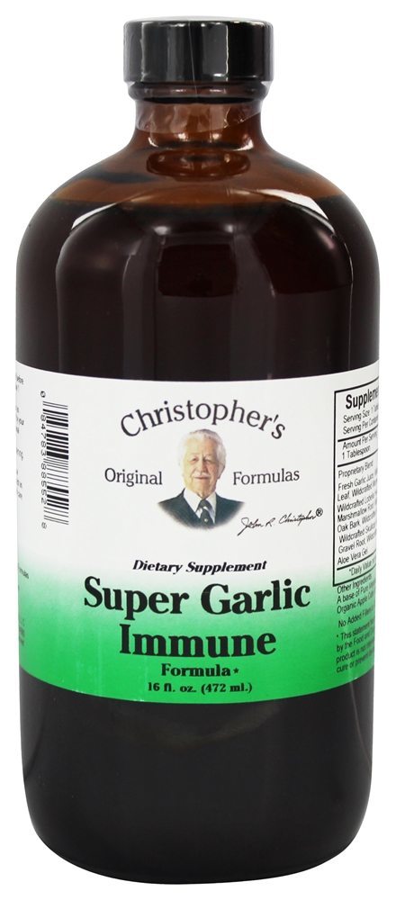 Dr. Christopher's Super Garlic Immune - 16oz Immunity Booster