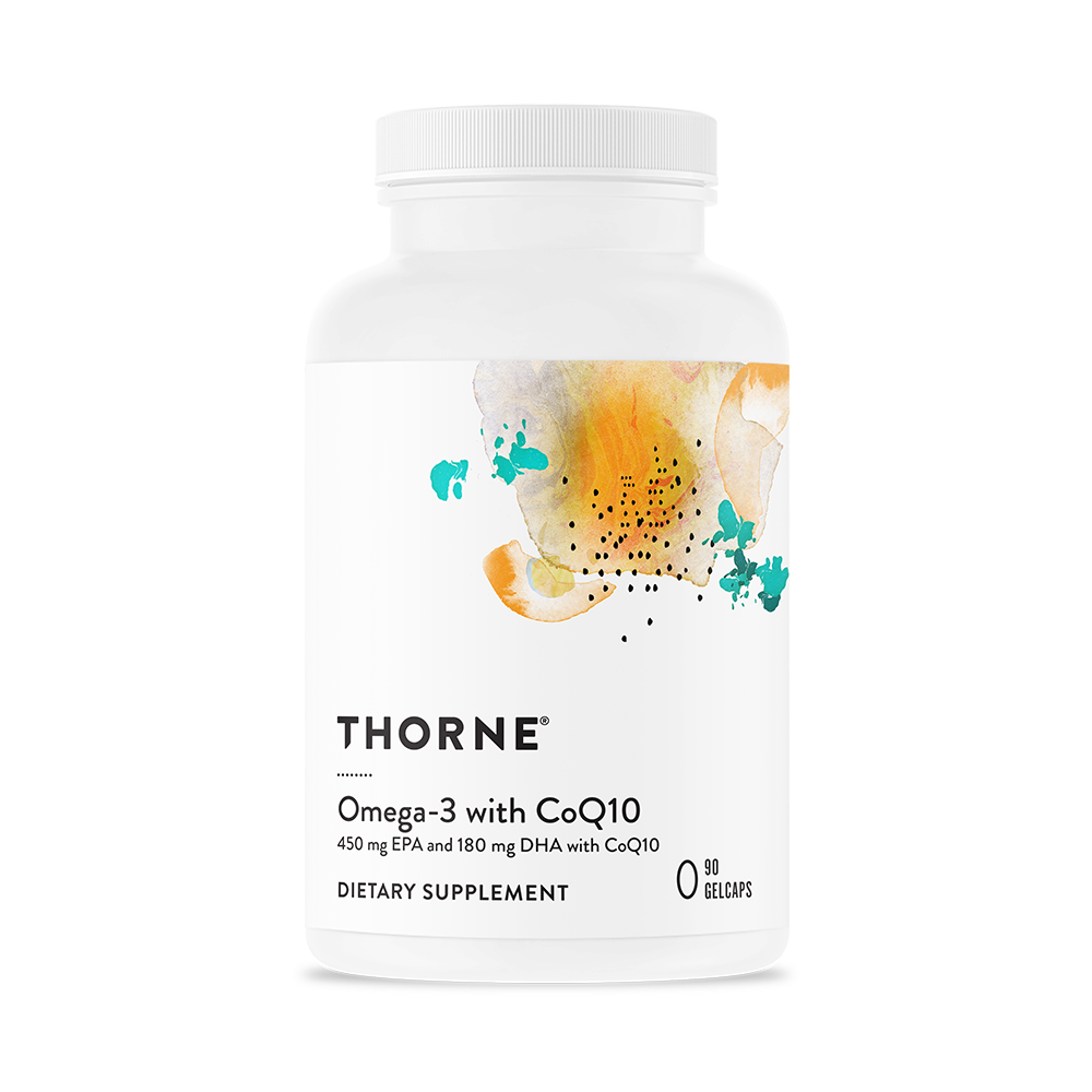 Thorne's Premium Omega-3 with CoQ10 Gelcaps - 90 Count