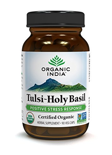 Organic India's Tulsi Holy Basil: 90 vCaps for Vitality