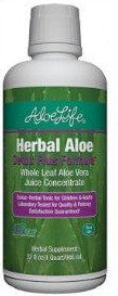 Aloe Life's 32 fl oz Herbal Aloe Whole Leaf Aloe Vera Juice - A Detoxifying Elixir!