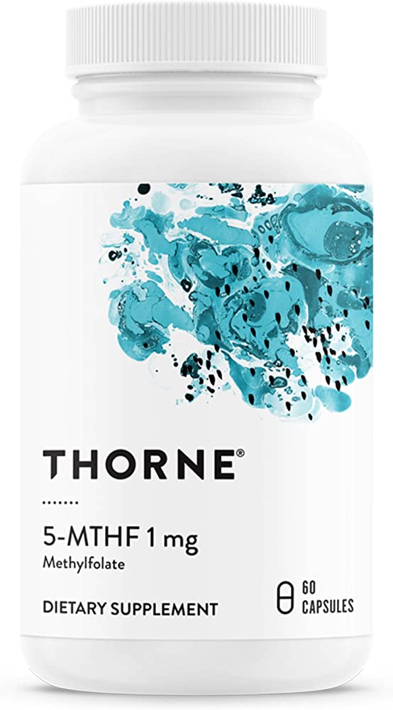 Thorne's 5-MTHF 1mg Methylfolate - 60 Servings - Your Key to Optimal Health!