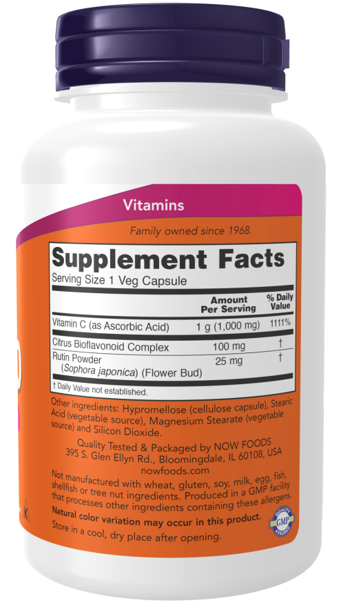 NOW Foods C-1000 Antioxidant Protection - 100 Vegetarian Capsules: Your Immunity Booster!