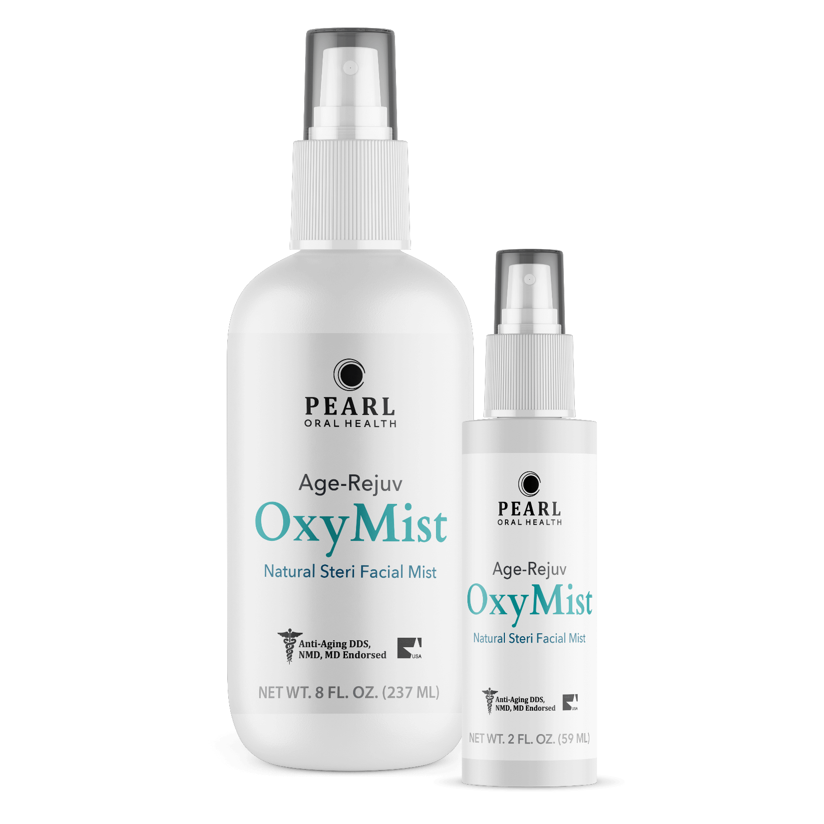 Oxy-Mist 2 oz Age-Rejuvenating Natural Steri Facial Mist - Pearl Oral Health