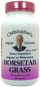 Dr. Christopher's Horsetail Grass Capsules - 100 Count