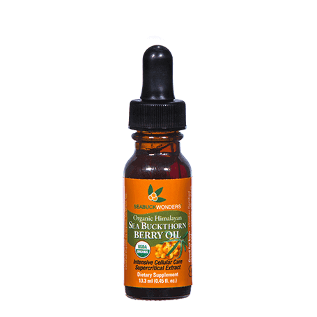 Organic Himalayan Sea Buckthorn Berry Oil - 0.45 fl oz - Seabuck Wonders