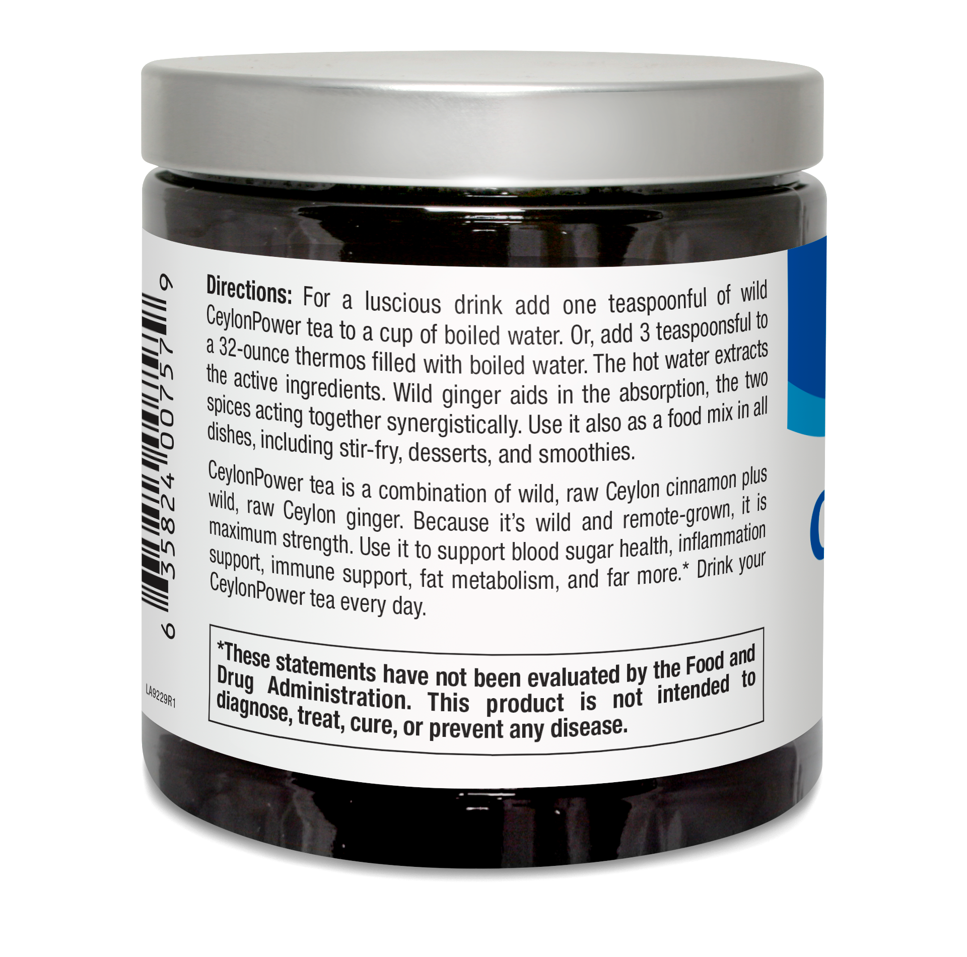 Ceylon Power Tea 3.5 oz powder - Boost Blood Sugar & Immunity - North American Herb & Spice