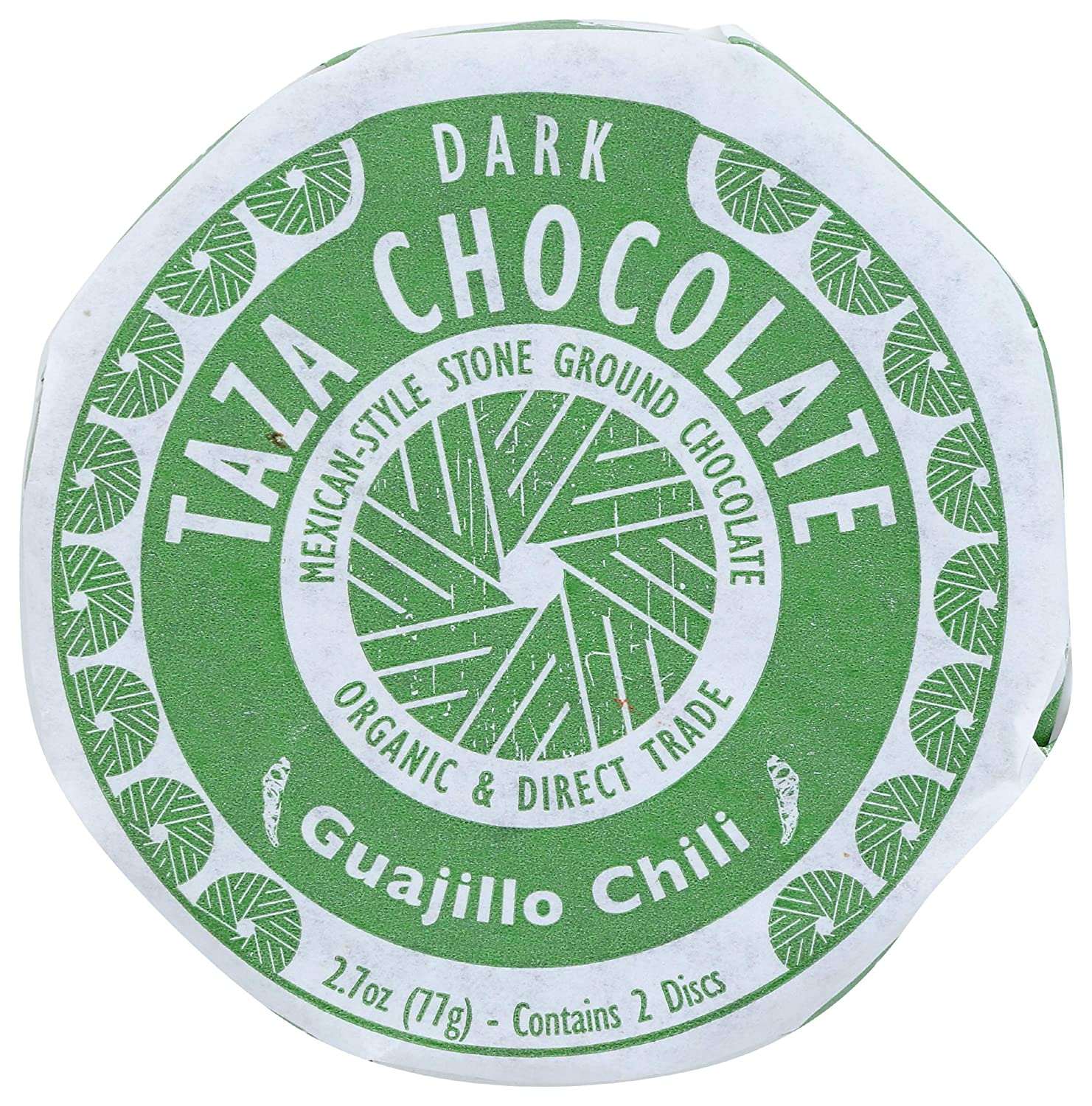 Taza Chocolate's Stone Ground Guajillo Chili Dark Chocolate Disc - 2.7 oz