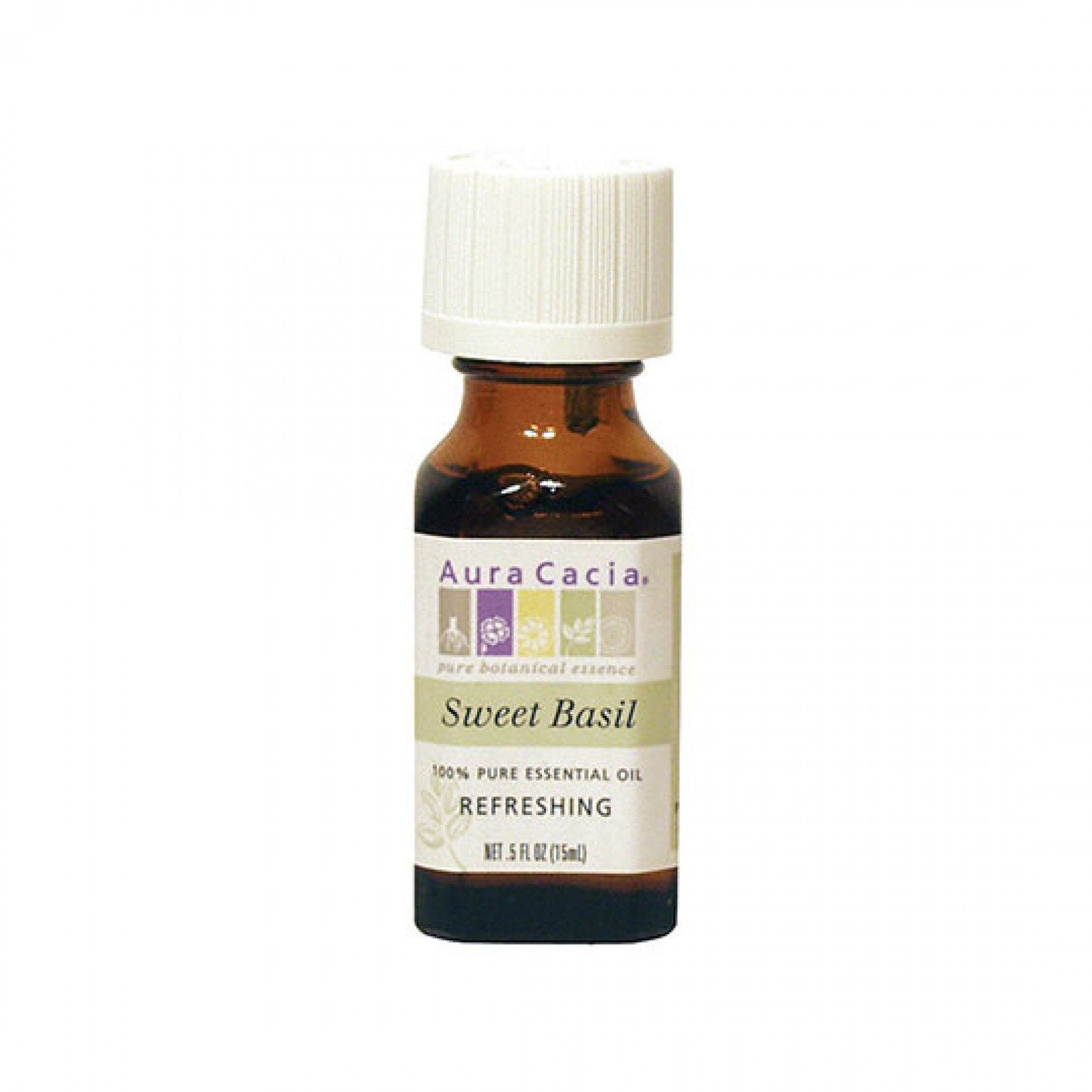 Aura Cacia Sweet Basil Essential Oil - Your Mood-Boosting Elixir