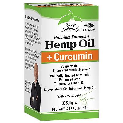 EuroPharma's Hemp Oil + Curcumin Softgels - 30 Count