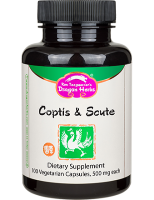 Dragon Herbs Coptis & Scute Vegetarian Capsules - 100 Count
