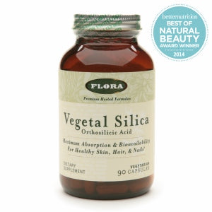 Florasil Vegetal Silica (Flora) - 90 Capsules for Gorgeous Skin, Hair & Nails
