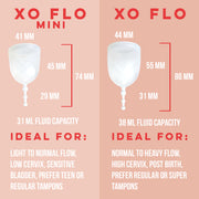 XO Flow Menstrual Cup - Glad Rags: Your Sustainable Period Solution