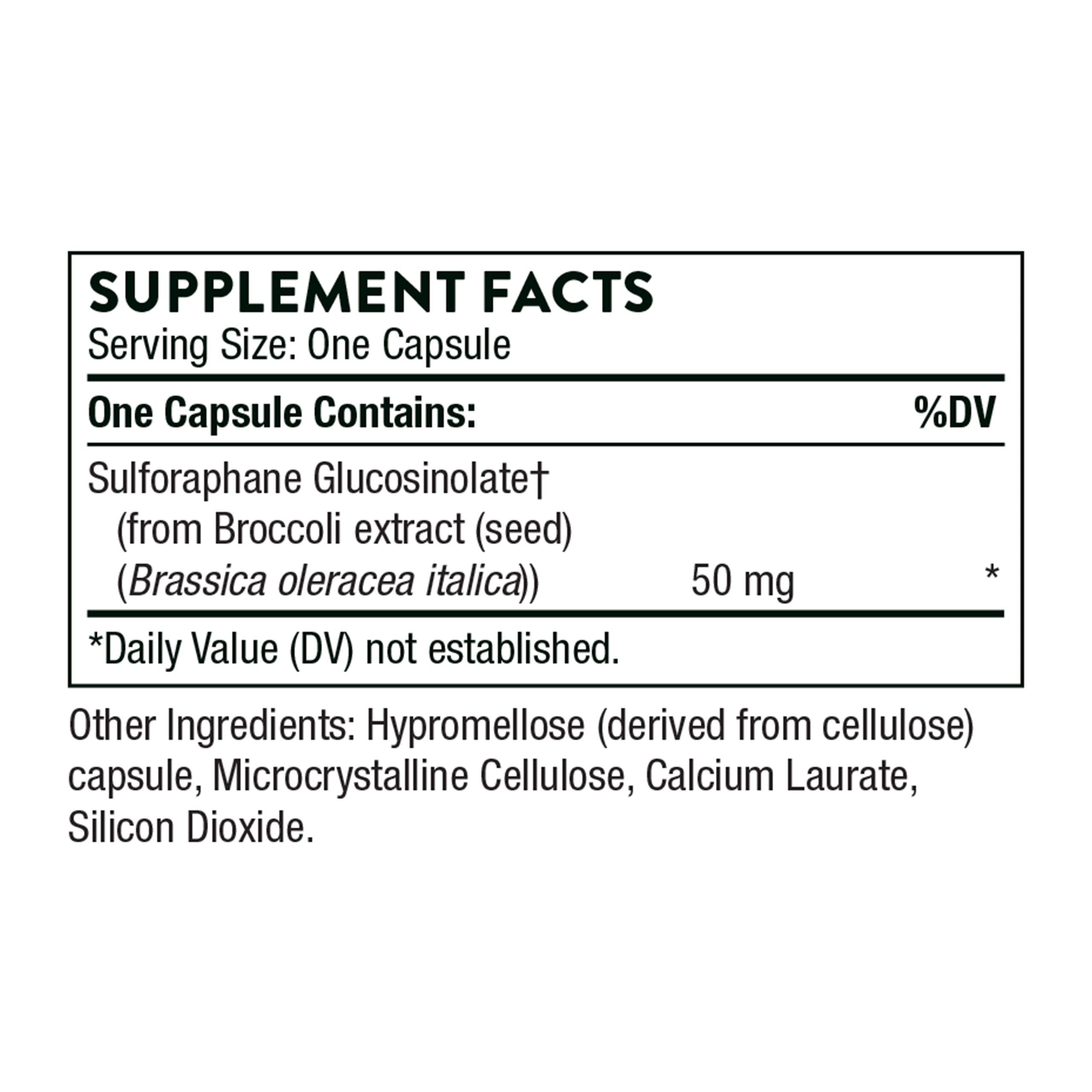Thorne Crucera-SGS Broccoli Seed Extract - 60 Vegetarian Capsules: Your Key to Long-Lasting Cell Protection