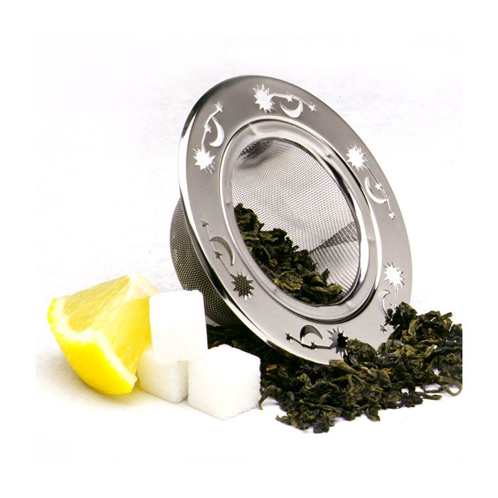 Norpro Decorative Stainless Steel Tea Cup Strainer - A Must - Have for Tea Lovers