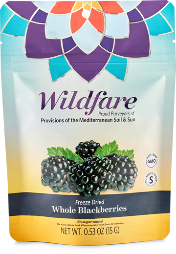 WildFare's Irresistible 15g Freeze - Dried Whole Blackberries - 100% Pure Fruit Delight
