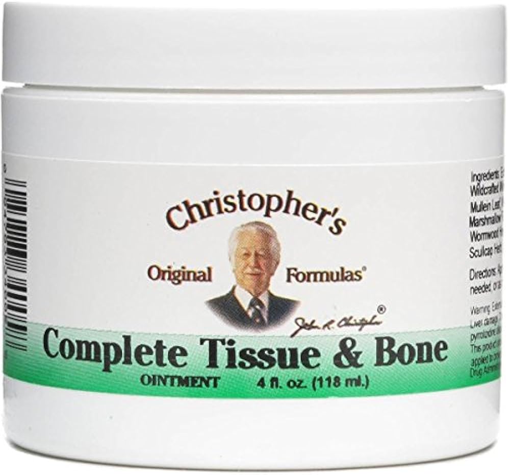 Dr. Christopher's 4oz Complete Tissue & Bone Ointment - A Miracle for Your Body!