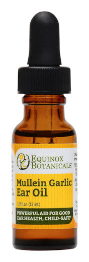 Equinox Botanicals' Mullein Garlic Ear Oil - Your Natural Ear Care Solution