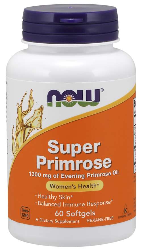 NOW Foods Super Primrose Oil - 1300MG 60 Softgels