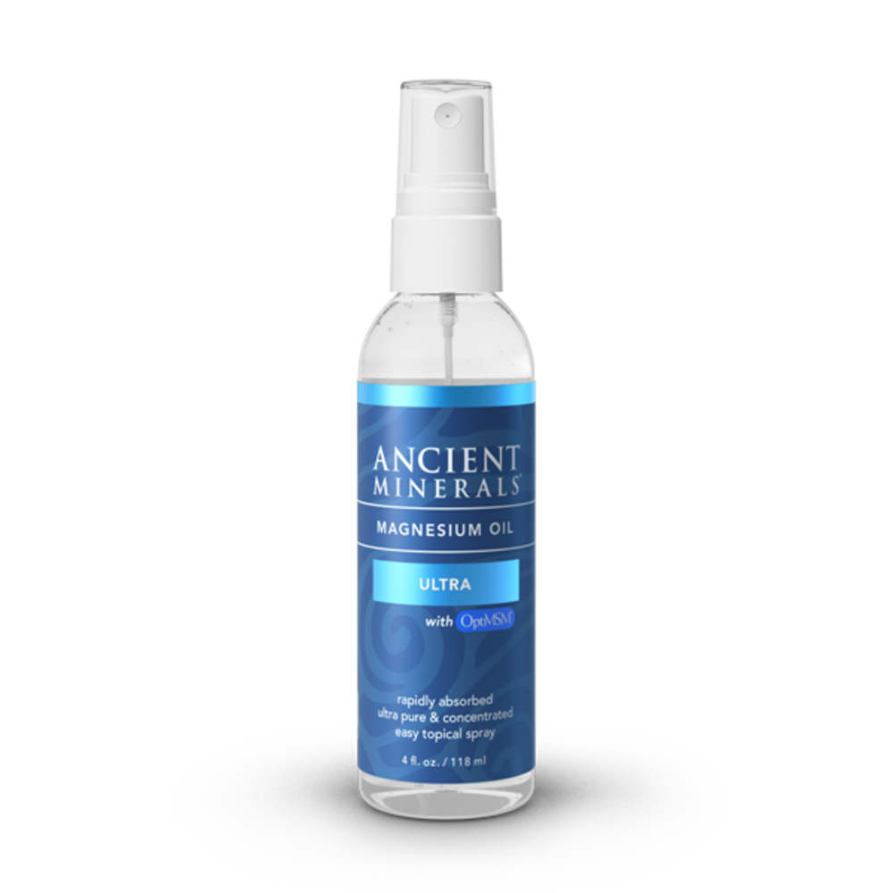Ancient Minerals' Ultra Magnesium Oil with Opti MSM - 4oz Wonder