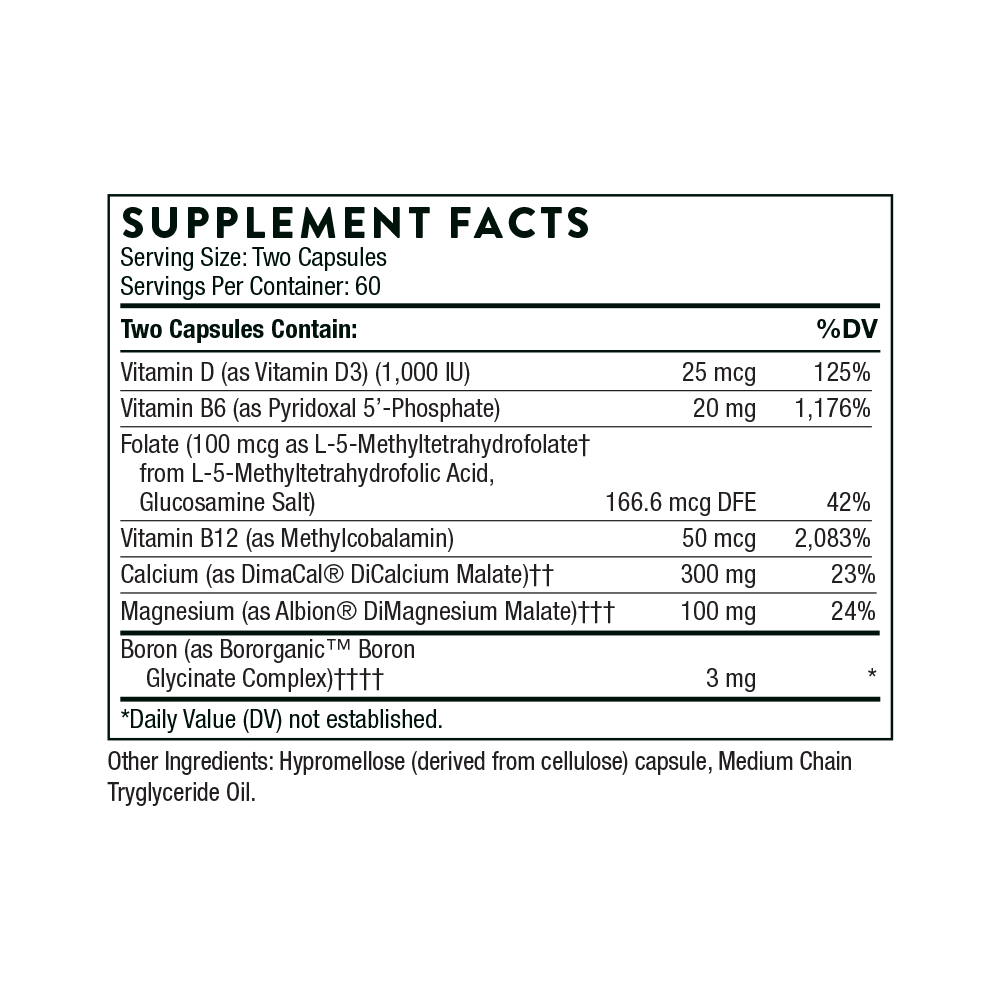Thorne's Premium Advanced Bone Support - 120 Capsules